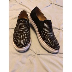 Black slip ons